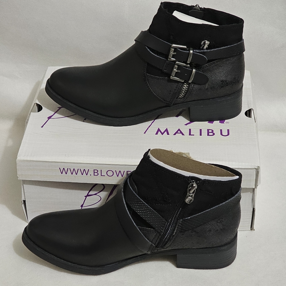Blowfish Malibu Women’s VANYA Black Local Sheriff Ankle Boots